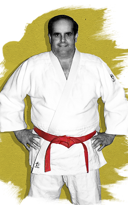 Sensei Humberto Bert Becerra in his judo uniform
